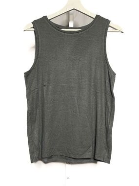 Zara Women's Gray Sleeveless Crew Neck Tank Top • S